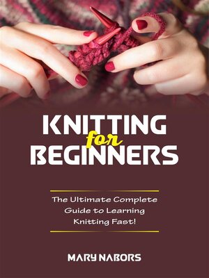cover image of Knitting for beginners